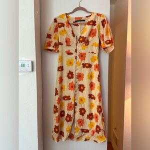 Wild Pony Floral Midi